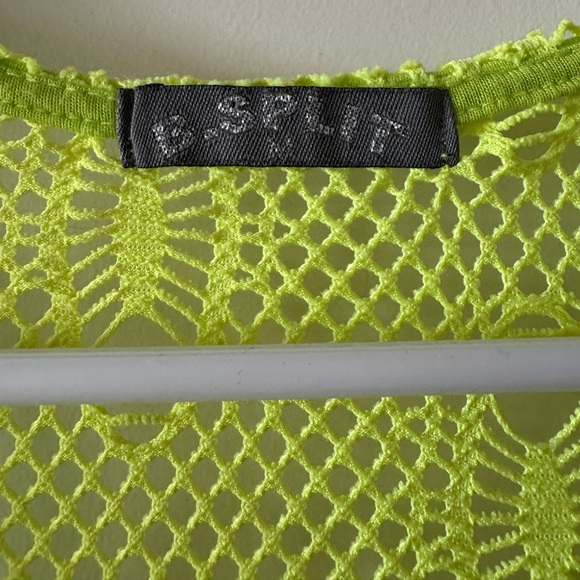 Banana Split Crochet Racerback Coverup - Picture 3 of 6